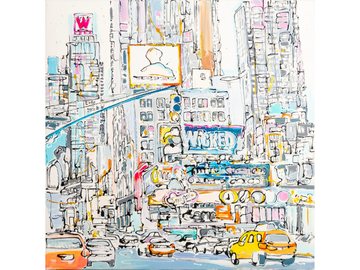 SNAPPLE TAXI - Canvas Painting by NOVOCUADRO ART COMPANY - view 2